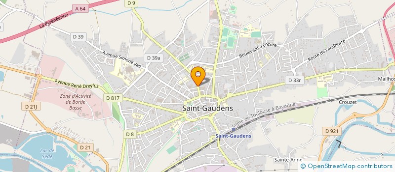 localisation de l'entreprise PIERRE FEUILLE CISEAUX  SAINT-GAUDENS