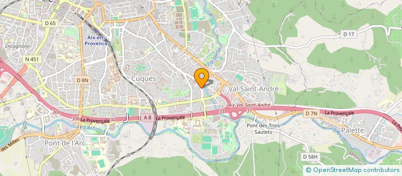 localisation de l'entreprise PIERRE FOLCO à AIX-EN-PROVENCE