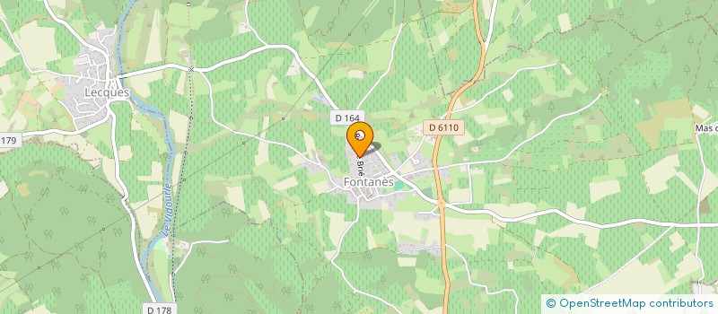 localisation de l'entreprise PIERRE FOURMY  FONTANES