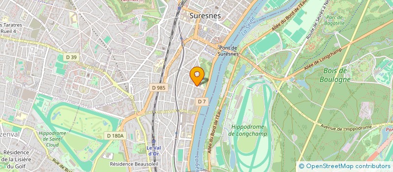localisation de l'entreprise PIERRE FRANCOIS AUTOMOBILES à SURESNES