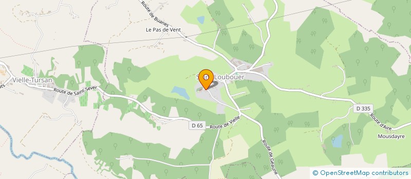 localisation de l'entreprise PIERRE GABASTON  SAINT-LOUBOUER