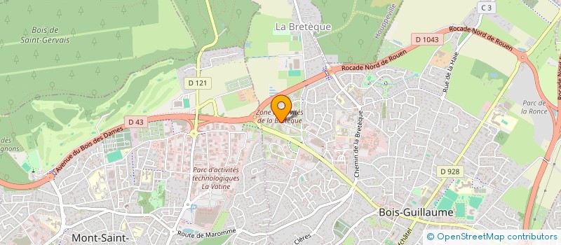 localisation de l'entreprise PIERRE GASLY TRADING à BOIS-GUILLAUME
