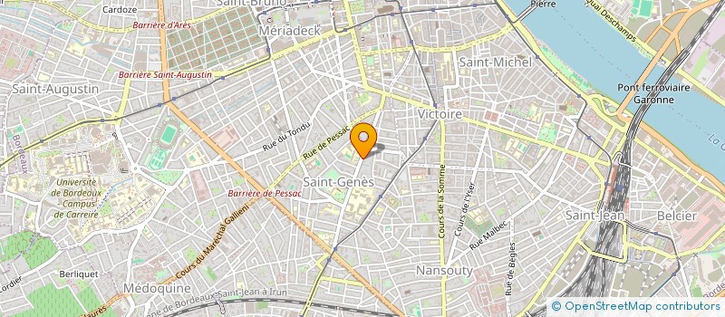 localisation de l'entreprise PIERRE GENES  BORDEAUX