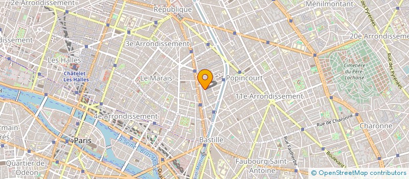 localisation de l'entreprise PIERRE GEORGES  PARIS