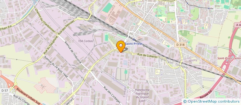 localisation de l'entreprise PIERRE GHISALBERTI FORMATION ET CONSEILS à CORBAS