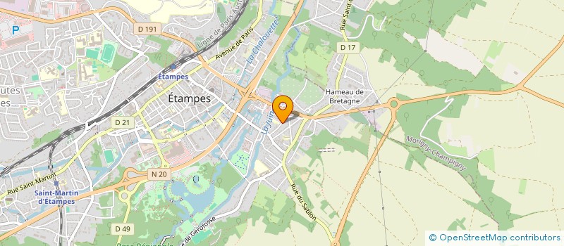 localisation de l'entreprise PIERRE-GILDAS  ETAMPES