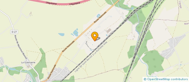 localisation de l'entreprise PIERRE GIRARD à COULOMBIERS