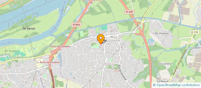 localisation de l'entreprise PIERRE GOBIN ET FRANCOIS GODET, NOTAIRES ASSOCIES  BASSE-GOULAINE