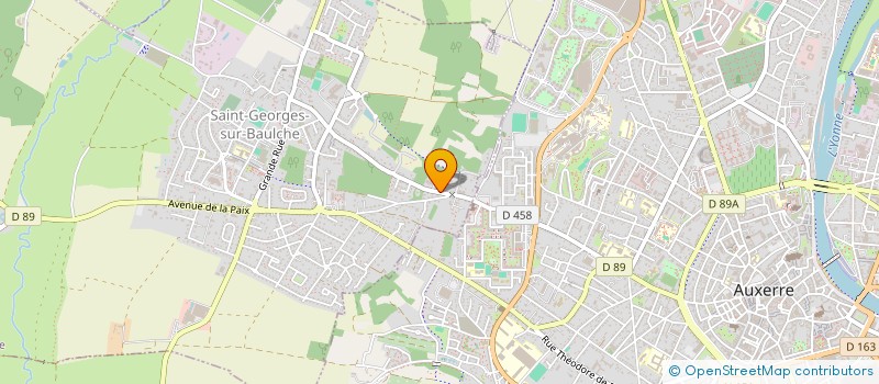 localisation de l'entreprise PIERRE GRANGE ARCHITECTE  SAINT-GEORGES-SUR-BAULCHE