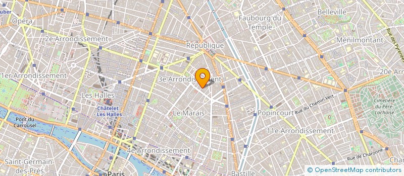 localisation de l'entreprise PIERRE GRISE PRODUCTIONS  PARIS