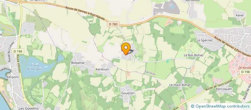 localisation de l'entreprise PIERRE GUERIN  SARZEAU