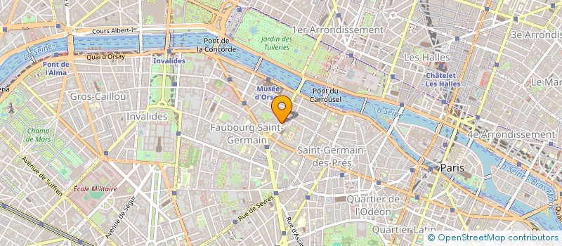 localisation de l'entreprise PIERRE HAUTOT SA  PARIS