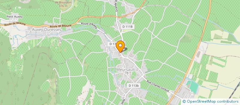 localisation de l'entreprise PIERRE-HENRI ROUGEOT à MEURSAULT