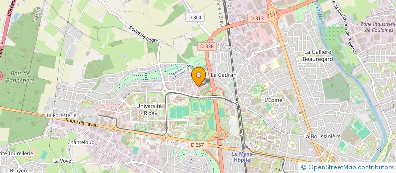 localisation de l'entreprise PIERRE HOM CONSULT  LE MANS