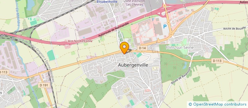 localisation de l'entreprise PIERRE IMMO 78  AUBERGENVILLE