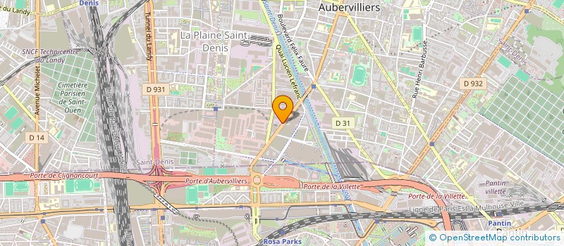 localisation de l'entreprise PIERRE IMMO à AUBERVILLIERS