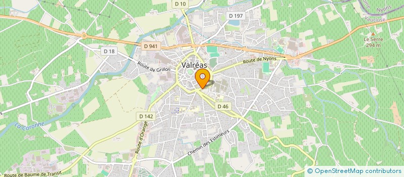 localisation de l'entreprise PIERRE IMMOBILIER à VALREAS