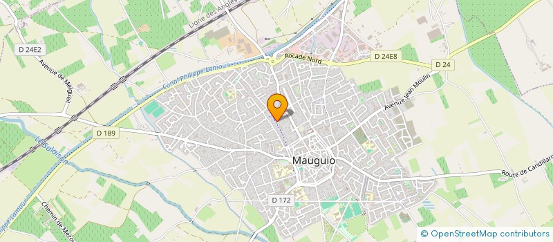 localisation de l'entreprise PIERRE IMMOBILIER  MAUGUIO