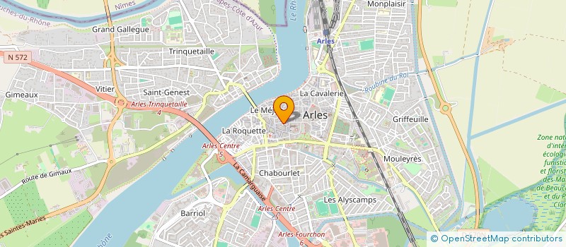 localisation de l'entreprise PIERRE IMMOBILIER SARL  ARLES