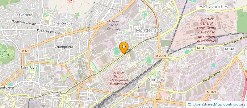 localisation de l'entreprise PIERRE INDIVISION  CLERMONT-FERRAND