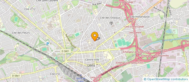 localisation de l'entreprise PIERRE INVEST 2  LENS