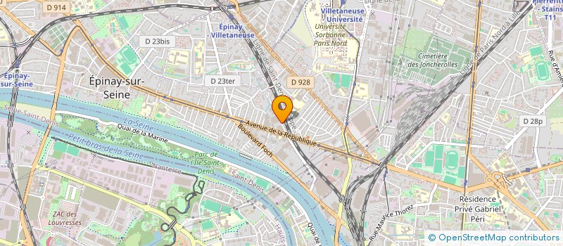 localisation de l'entreprise PIERRE INVEST à EPINAY-SUR-SEINE