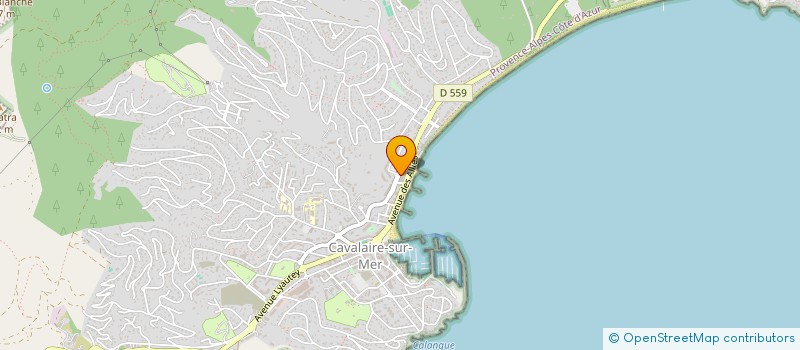 localisation de l'entreprise PIERRE INVEST à CAVALAIRE-SUR-MER