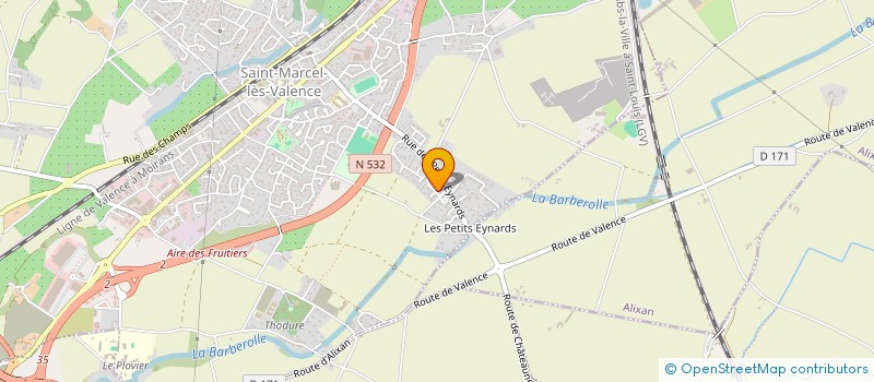 localisation de l'entreprise PIERRE INVEST  SAINT-MARCEL-LES-VALENCE