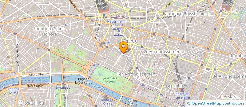 localisation de l'entreprise PIERRE INVESTISSEMENT 5  PARIS