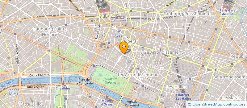 localisation de l'entreprise PIERRE INVESTISSEMENT 6  PARIS