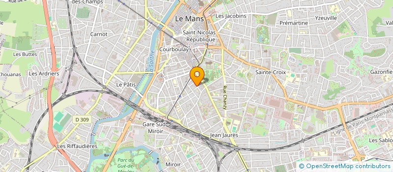 localisation de l'entreprise PIERRE INVESTISSEMENT  LE MANS