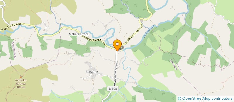 localisation de l'entreprise PIERRE ITHURSARRY  LANTABAT