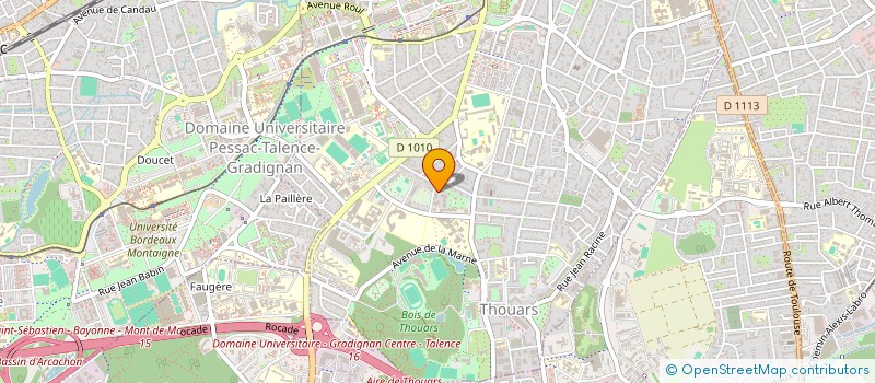 localisation de l'entreprise PIERRE JALBY CONSEILS à TALENCE
