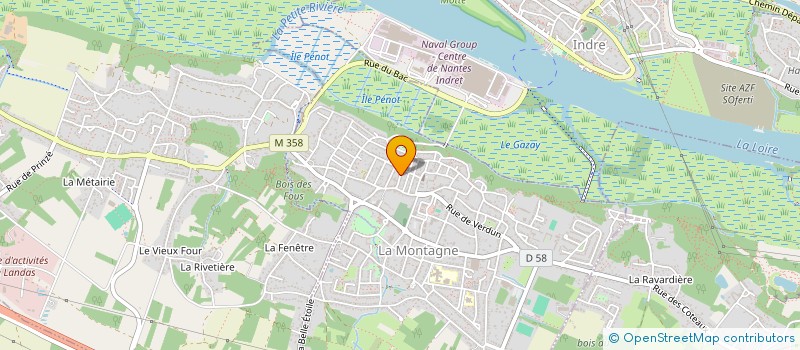 localisation de l'entreprise PIERRE JAMOIS SARL  LA MONTAGNE