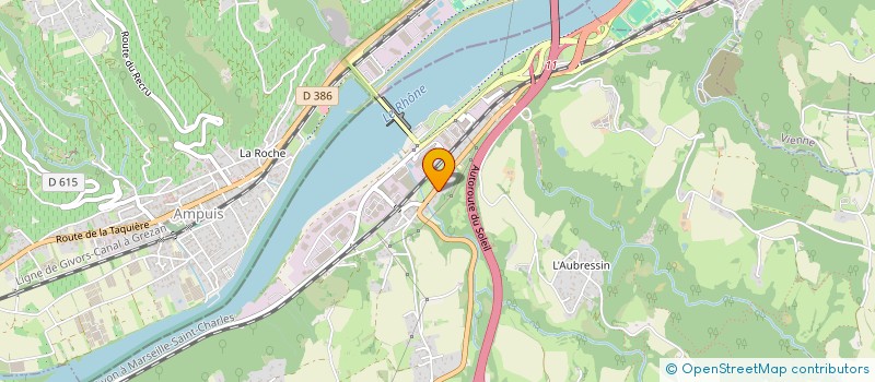 localisation de l'entreprise PIERRE & JARDINS  REVENTIN-VAUGRIS