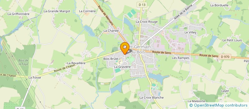 localisation de l'entreprise PIERRE-JEAN à SAINT-GERMAIN-DU-BOIS