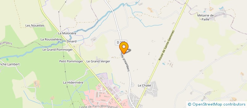 localisation de l'entreprise PIERRE-JEAN  MEZANGERS