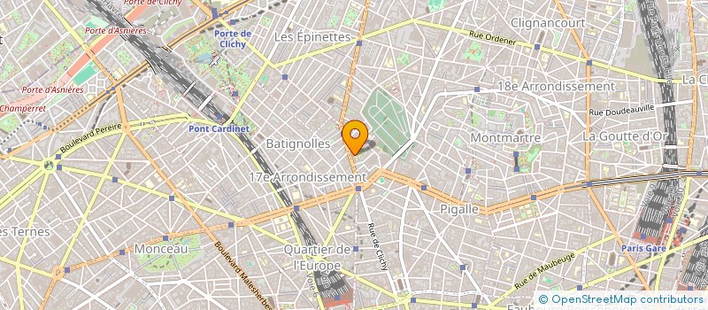 localisation de l'entreprise PIERRE JULIEN PRODUCTION à PARIS