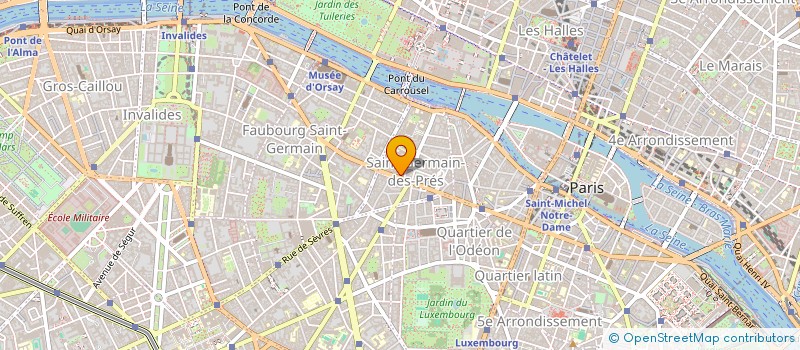 localisation de l'entreprise PIERRE LACROIX COLLECTION  PARIS