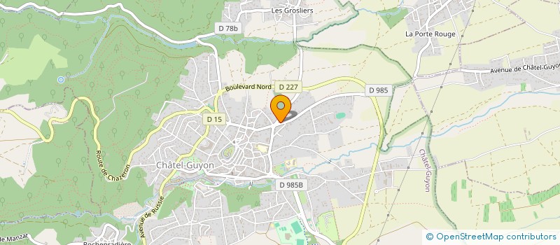 localisation de l'entreprise PIERRE LACURE ET COMPAGNIE à CHATEL-GUYON