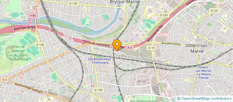 localisation de l'entreprise PIERRE LAFARGUE à CHAMPIGNY-SUR-MARNE