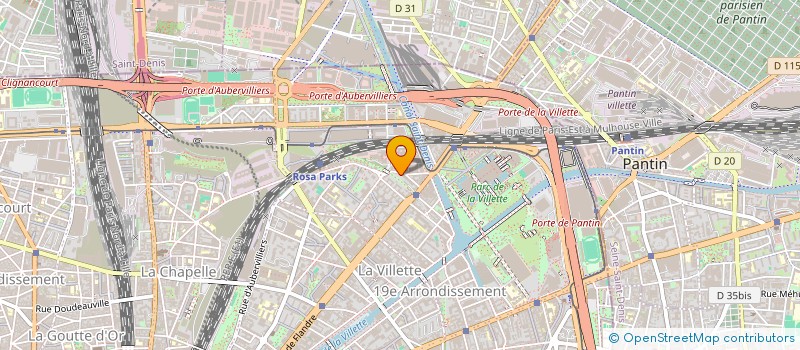 localisation de l'entreprise PIERRE LANG FRANCE SARL  PARIS