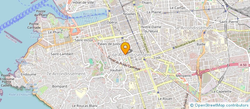 localisation de l'entreprise PIERRE LAROUSSINIE à MARSEILLE