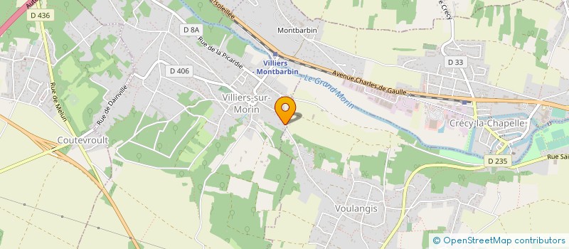 localisation de l'entreprise PIERRE LAURENT DE SAINT MARTIN  VOULANGIS