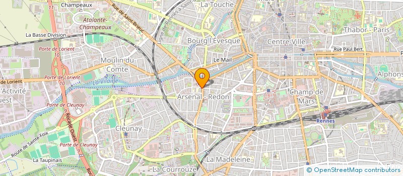 localisation de l'entreprise PIERRE LE SERREC ET MALAK MACHHOUR  RENNES