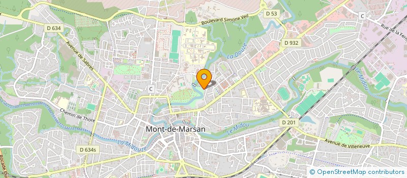 localisation de l'entreprise PIERRE LISSE  MONT-DE-MARSAN