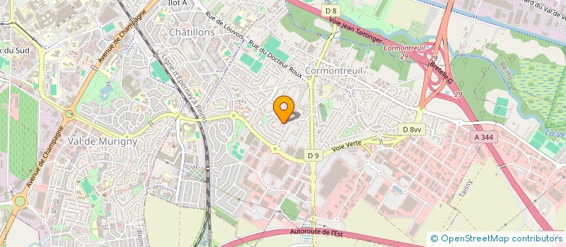 localisation de l'entreprise PIERRE LOTI  CORMONTREUIL