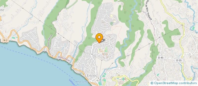 localisation de l'entreprise PIERRE-LOUIS LE TRITON  SCHOELCHER