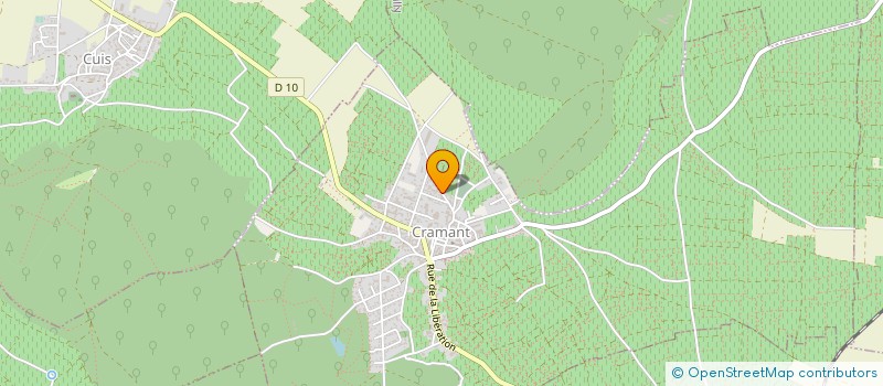 localisation de l'entreprise PIERRE-LOUIS LESAGE à CRAMANT