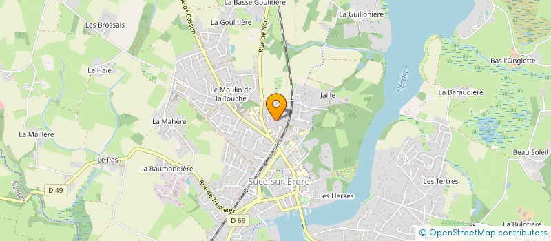 localisation de l'entreprise PIERRE LUCAS CONSEIL  SUCE-SUR-ERDRE